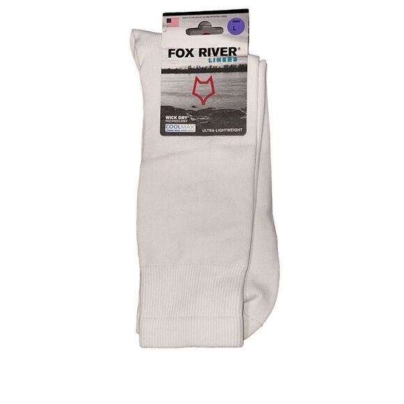 NEW WITH TAGS Pair of Fox River Wick Dry Ultra-Lightweight Liners Crew LARGE MEN - Picture 1 of 4